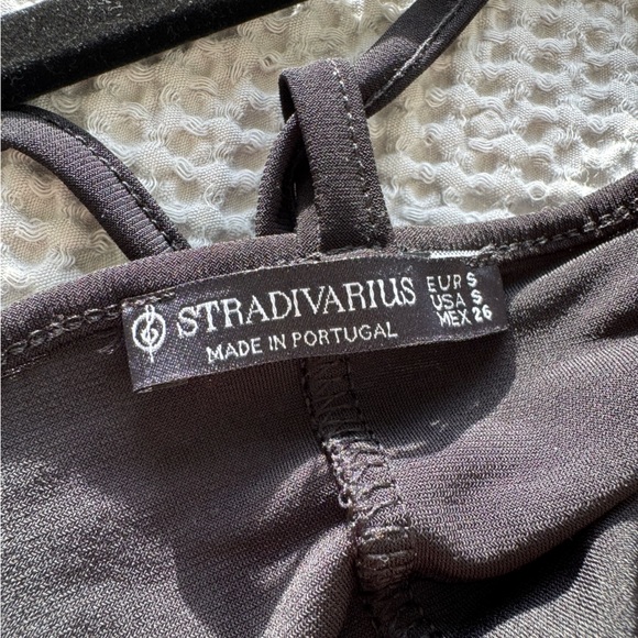 Stradivarius Black Backless Dress - Picture 3 of 3